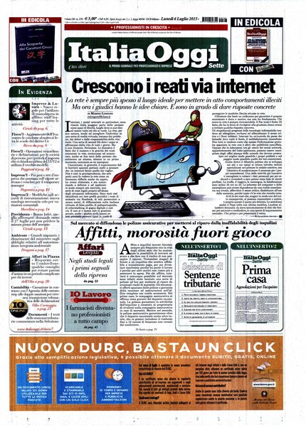 Italia oggi : quotidiano di economia finanza e politica